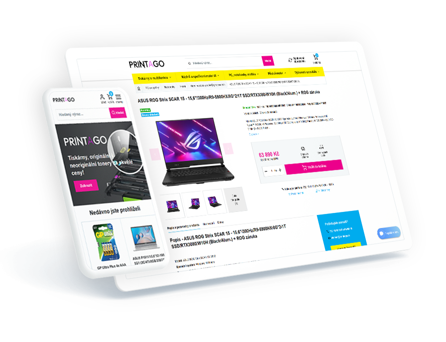 <strong>E-shop<br>na míru<br>printago</strong>