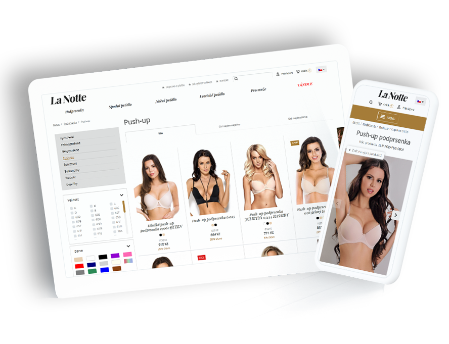 <strong>E-shop<br>na míru<br>lanotte</strong>