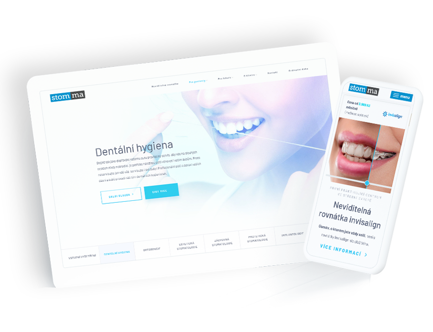 <strong>Web na míru pro zubní kliniku</strong>